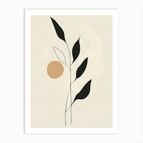 Leaf In The Sun Art Print