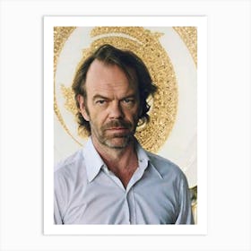 Hugo Weaving Retro Collage Movies Art Print