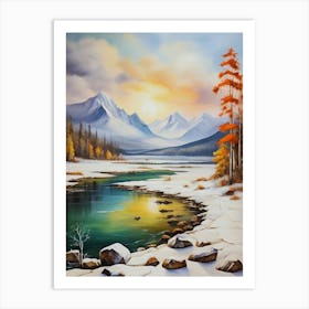 Winter Landscape 26 Art Print