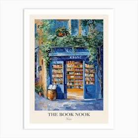 Nice Book Nook Bookshop 4 Poster Art Print
