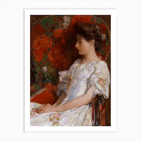 The Victorian Chair, Frederick Childe Hassam Art Print