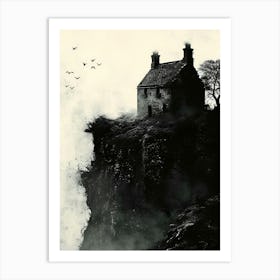 Homestead on a crag Art Print