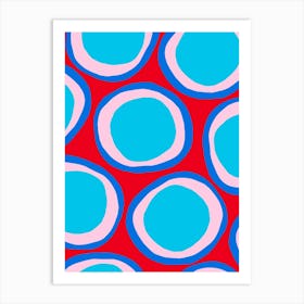 Abstract Circles 3 Art Print