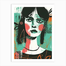 Portrait Of A Woman 325 Art Print