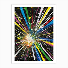 Splatter Painting 23 Art Print