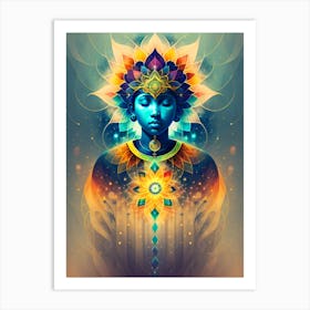 Yogi Goddess Art Print