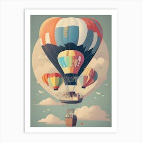 Hot Air Balloons 2 Art Print