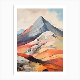 Beinn A Chleibh Scotland 2 Mountain Painting Art Print