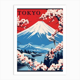 Tokyo Vintage Travel Poster Art Print