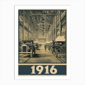 Aihrgdesign A Vintage Industrial Poster Celebrating Automobil 3f2e31c4 18b2 49ae 813d A374b6ecb731 1 Art Print