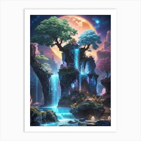 Magical Oasis_2 Art Print