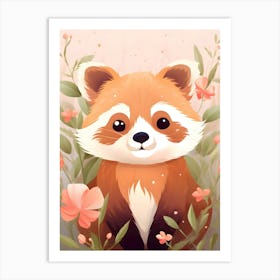 Red Panda 1 Art Print