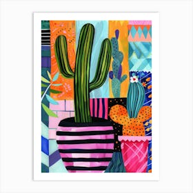 Cactus Painting 5 Art Print