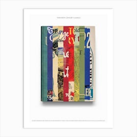 Twentieth Century Classics - Book Lover Abstract Print -First Edition Covers Poster