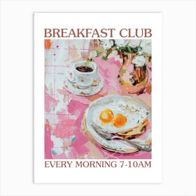 Breakfast Club Eggs Benedict 3 Art Print