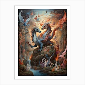 Dragons Art Print