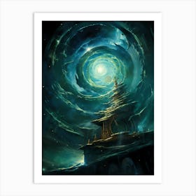 Temple In The Sky Art Print