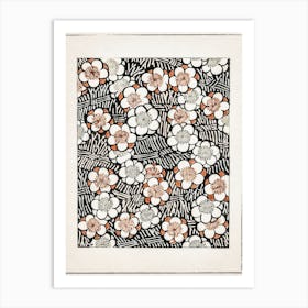 Floral Pattern, Shin Bijutsukai 1 Art Print