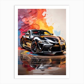 Toyota Supra 1 Art Print