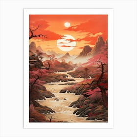 Asian Landscape 43 Art Print