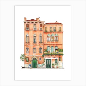 A House In Italy Art Print
