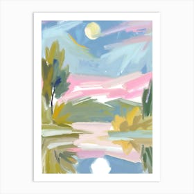 Landscape Painting 19 Art Print