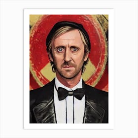 Rhys Ifans Illustration Movies Art Print