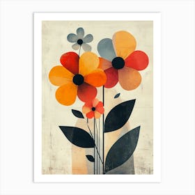 Flowers In A Vase 58 Art Print