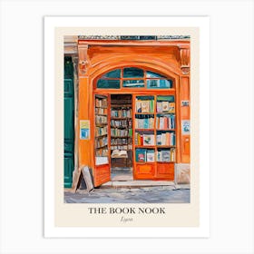 Lyon Book Nook Bookshop 1 Poster Art Print
