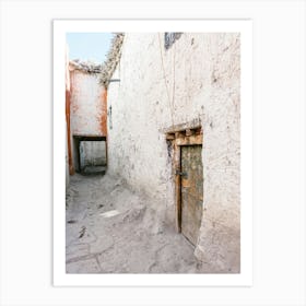 Narrow Alley In A Tibetan Village Art Print