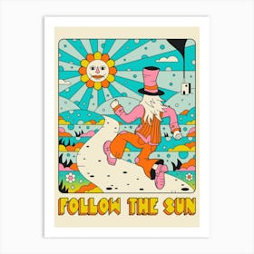 Follow The Sun Art Print