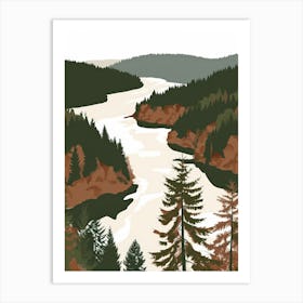 River Ii Canvas Print Art Print