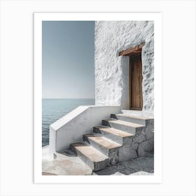 Door To The Sea Greece Art Print