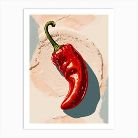 Red Chili Pepper 1 Art Print