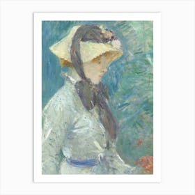 Lady In A Hat Art Print
