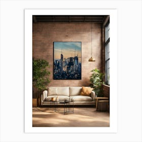 New York City Skyline Art Print