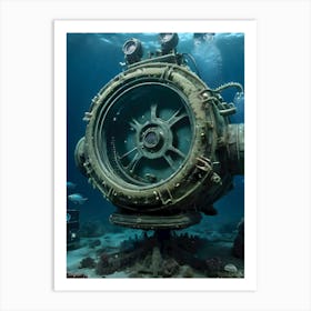 USO: A Very Very Strange Sea-Reimagined 20 Art Print