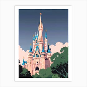 Cinderella Castle 1 Art Print