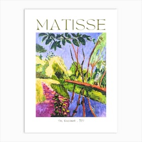 Henri Matissse The Riverbank 1907 La Berge France Art Poster Print in HD for Feature Wall Vibrant Colorful High Resolution Art Print