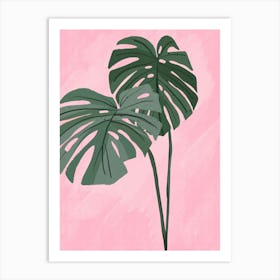 Monstera Leaf 1 Art Print