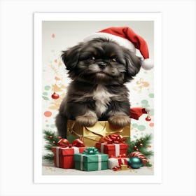 Shih Tzu Puppy Art Print