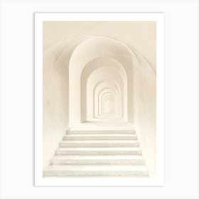 Minimalistic Serene Hallway  Poster