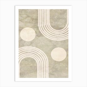 Abstract Circles Art Print