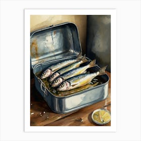 Sardines In Tin Art Print