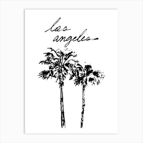 Palm Trees In Los Angeles Affiche