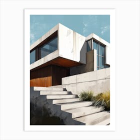 Modern Architecture Minimalist 18 Art Print