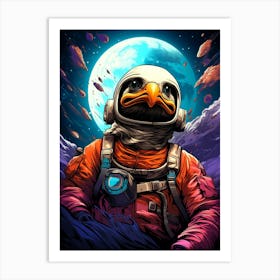 Space Owl Art Print