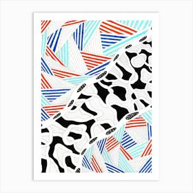 "Holy river" art poster by Gangachili. Abstract wall art Art Print