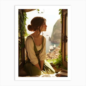 Longing For The Sea Art Print