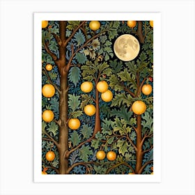 William Morris Oranges On A Tree 1 Art Print